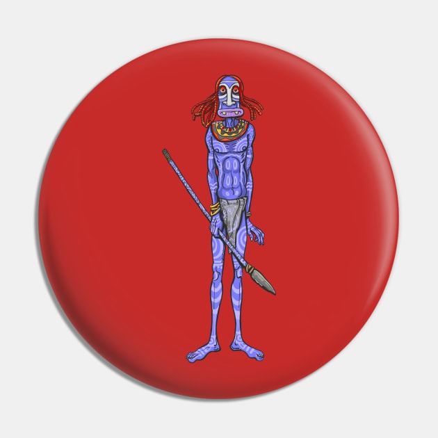 Aboriginal warrior Pin by duxpavlic