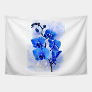 Awesome Beautiful Purple-Blue flower Tapestry