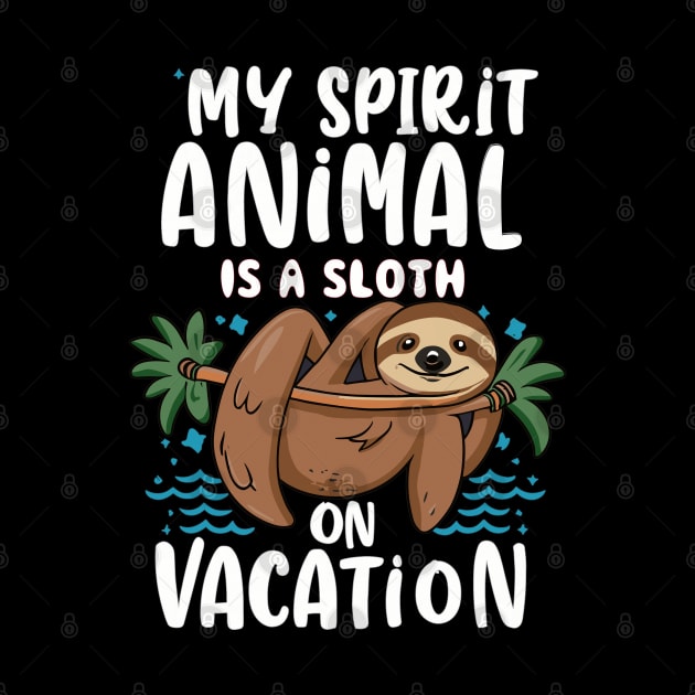 Chill Sloth: Relaxed Vacation Vibes by WEARWORLD