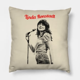 linda ronstadt visual art Pillow