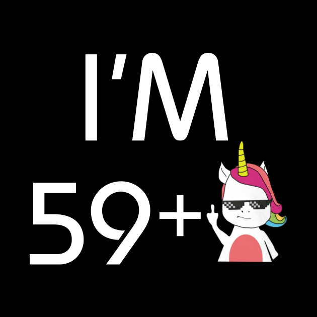 I Am 60 Years Old Funny Unicorn 60th Birthday Gift by EduardjoxgJoxgkozlov