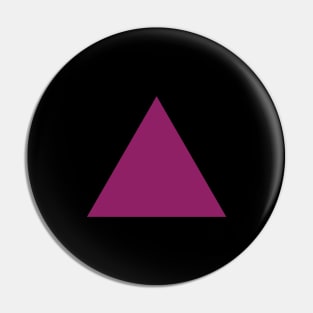 Aubergine triangle Pin