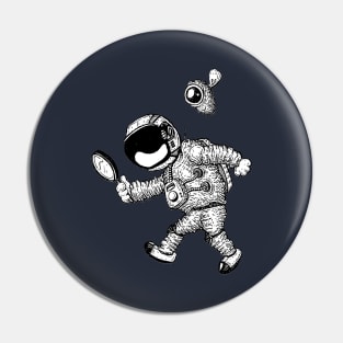 Solitary Spaceman Pin