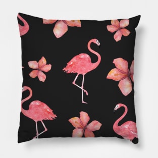 Flamingo Summer Pillow