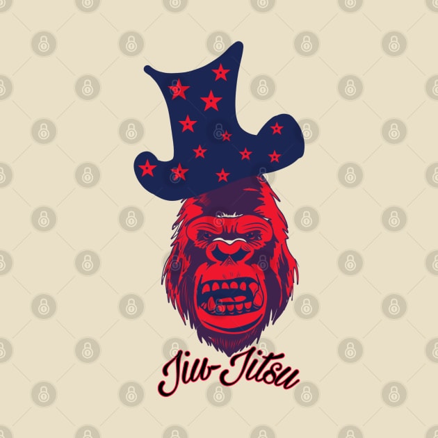 Jiu-jitsu gorilla by Asafee's store