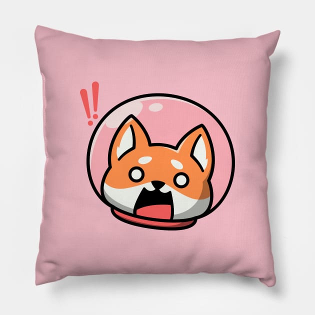 Astronaut doggo shocked Pillow by SYAO