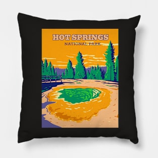 Hot Springs National Park Arkansas Pillow