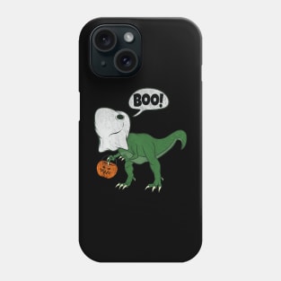 Halloween Dinosaur T Rex Ghost Costume Cute Dino JackOlantern Phone Case