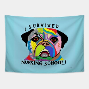 I Survived Nursing School Tapestry