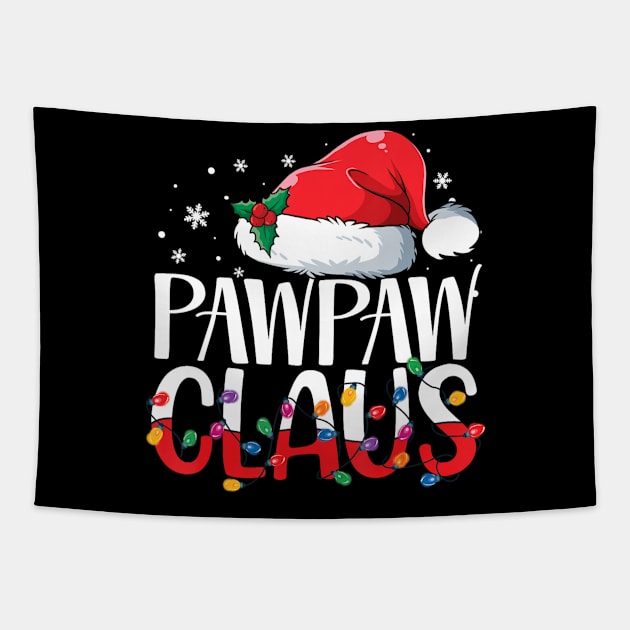 Pawpaw Claus Matching Family Christmas Pajamas Xmas Santa Tapestry by Zolman Cardle