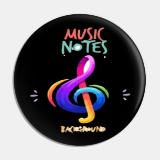 Music Sticker (Music Notes) Pin