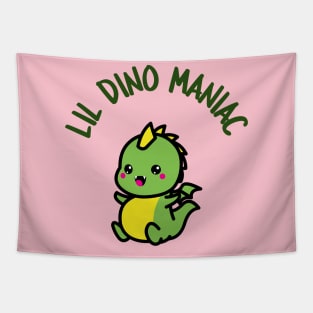 Lil Dino Maniac Cute Dino Tapestry