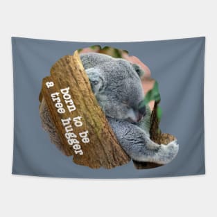 Tree Hugger Koala Tapestry