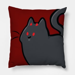 Devil Cat Pillow