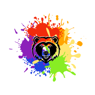 Bear Paint Splash T-Shirt