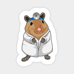 Rat as Doctor with Doctor's coat Magnet