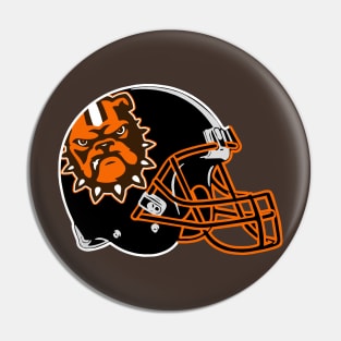 Helmet Browns Football - Fanart Design Pin