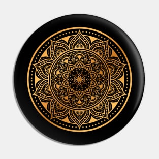 Luxury mandala golden Pin