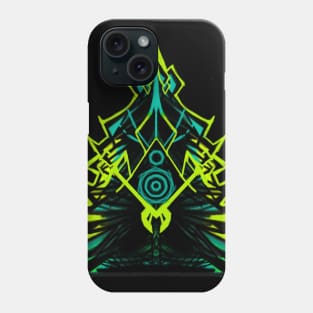 Neon Abstract Christmas tree Phone Case