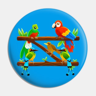 Centroamerican National Bird Pin