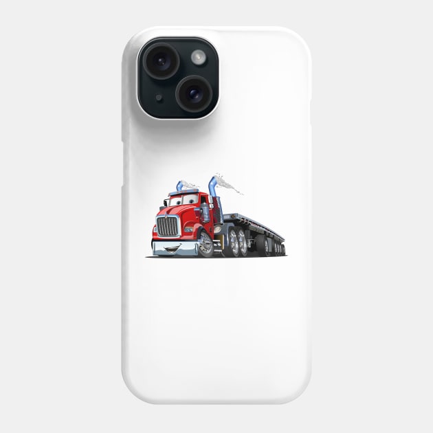 Cartoon truck Phone Case by Mechanik