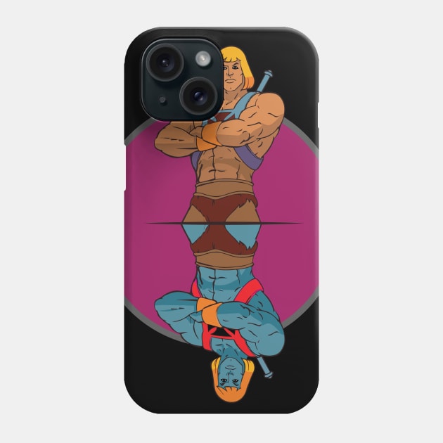 he-man vs evil he-man Phone Case by yorkphotog