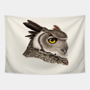 Great Horned Owl Tapestry