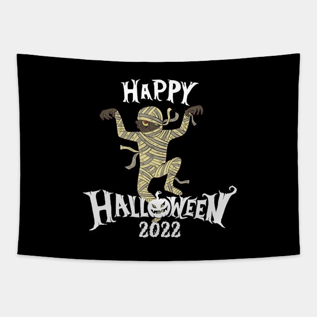 happy halloween day  2022 Tapestry by V x Y Creative