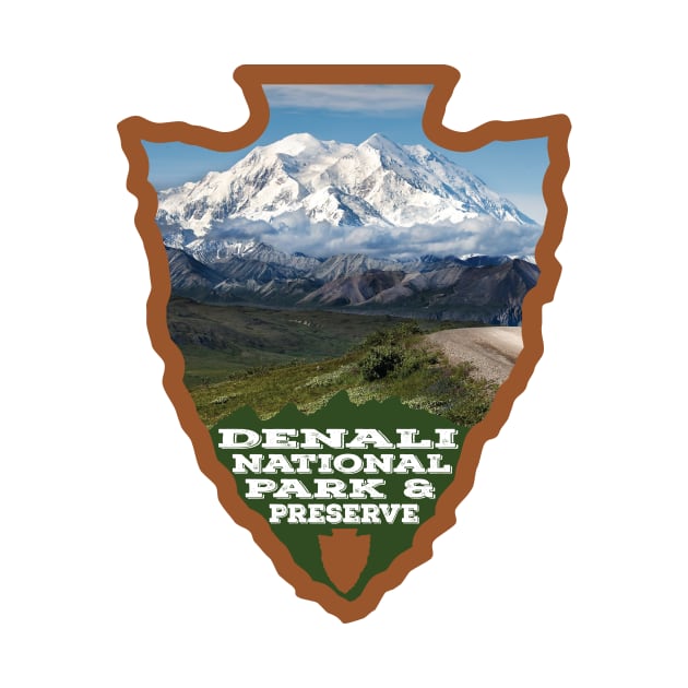 Denali National Park & Preserve arrowhead by nylebuss