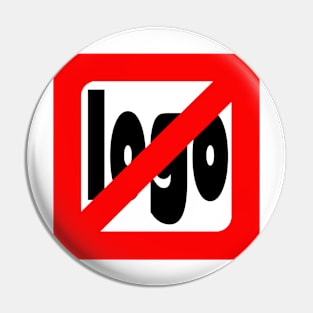 No Logo Pin