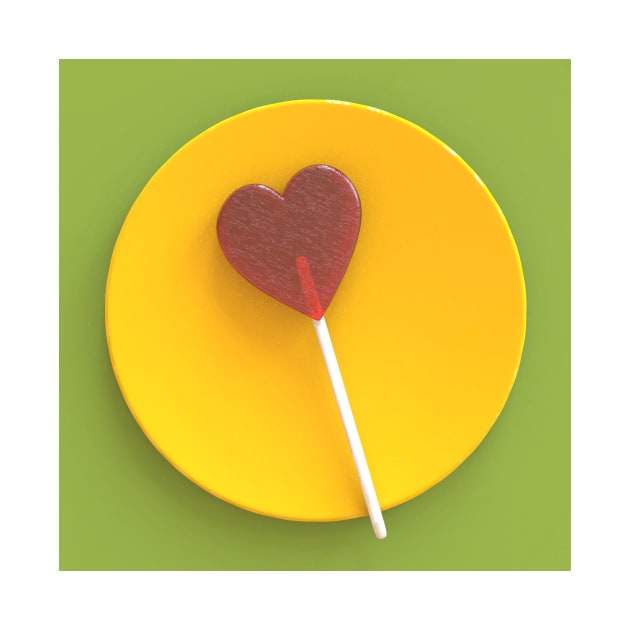 Heart Shaped Lollipop by AKdesign