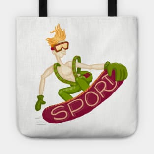 Snowboarder Tote