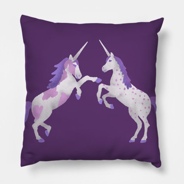 Unicorn Dance Pillow by Annelie