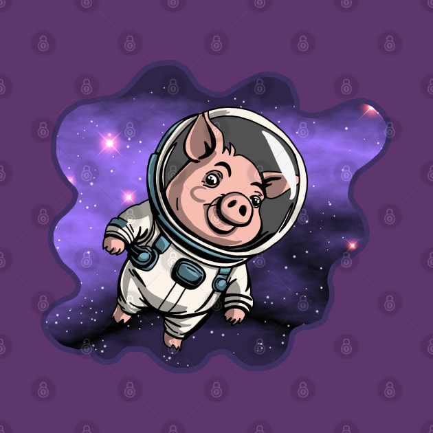 Pig Astronaut by deadEYEZ