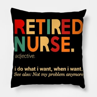 Retired Nurse 2020 Pillow