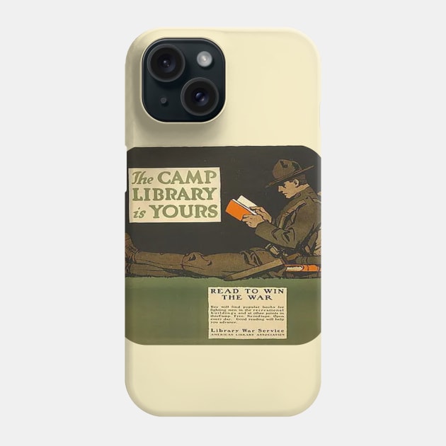 The Camp Library is Yours Phone Case by Slightly Unhinged