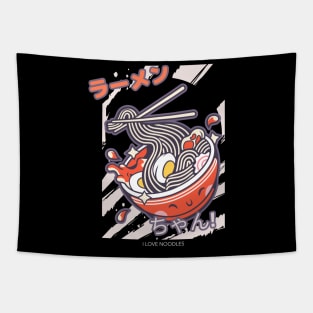 cut ramen Tapestry