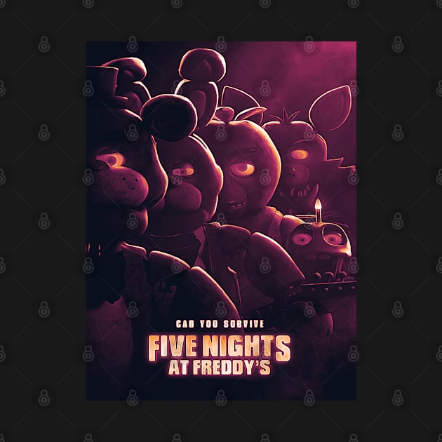 Five nights at Freddy’s artwork t shirt by SAN ART STUDIO 