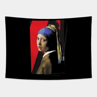 The girl with the pearl earring (modern2021) Tapestry