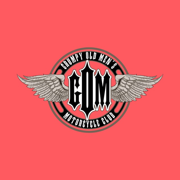 Grumpy Old Men's Motorcycle Club by D.H. Kafton Studio