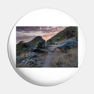 Desert Trail Sunrise Pin