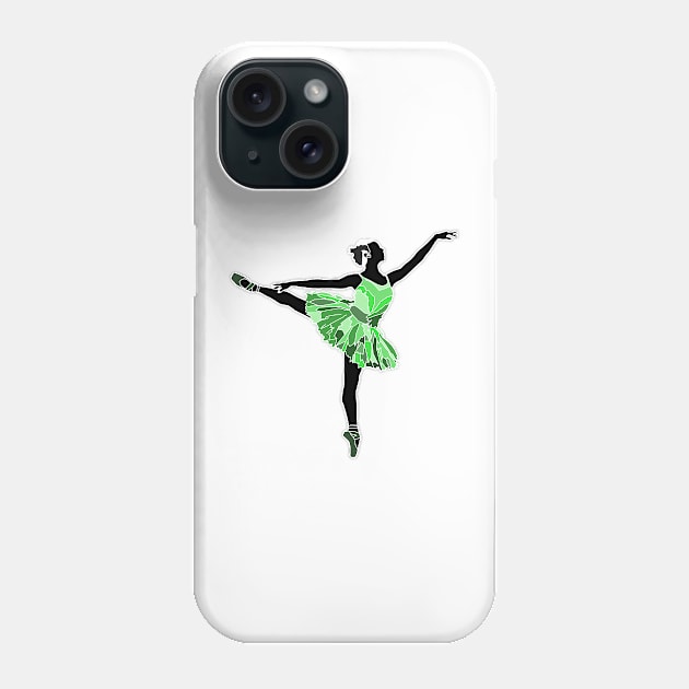 Inverted Ballet Dancer Phone Case by edajylix