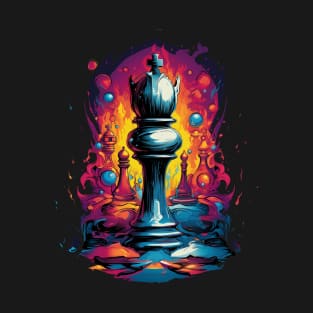 Psychedelic Chess King T-Shirt