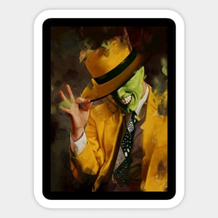 The Mask (Jim Carrey) Sticker for Sale by xsparemex