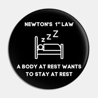 Newton's 1st Law Pin
