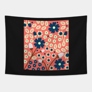 Vintage floral field Tapestry