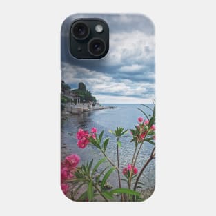 Nerium Oleander on the coastline Phone Case