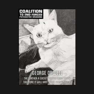 Mr Larry Lily and George Orwell T-Shirt