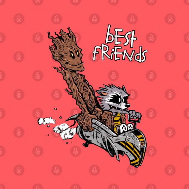 Rocket & Groot: Galactic Best Friends by joefixit2