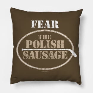 Fear the Polish Sausage (Hockey) Pillow